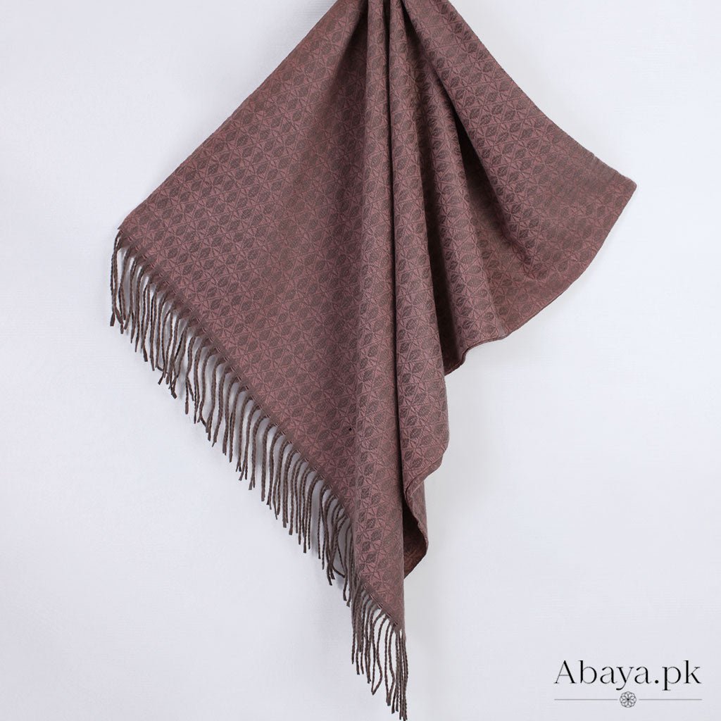 Flower Cashmere Hijab - Tea Pink