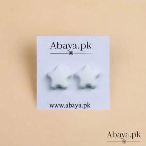 MATTE Star - WHITE MAGNET PINS