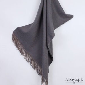 Flower Cashmere Hijab - Grey