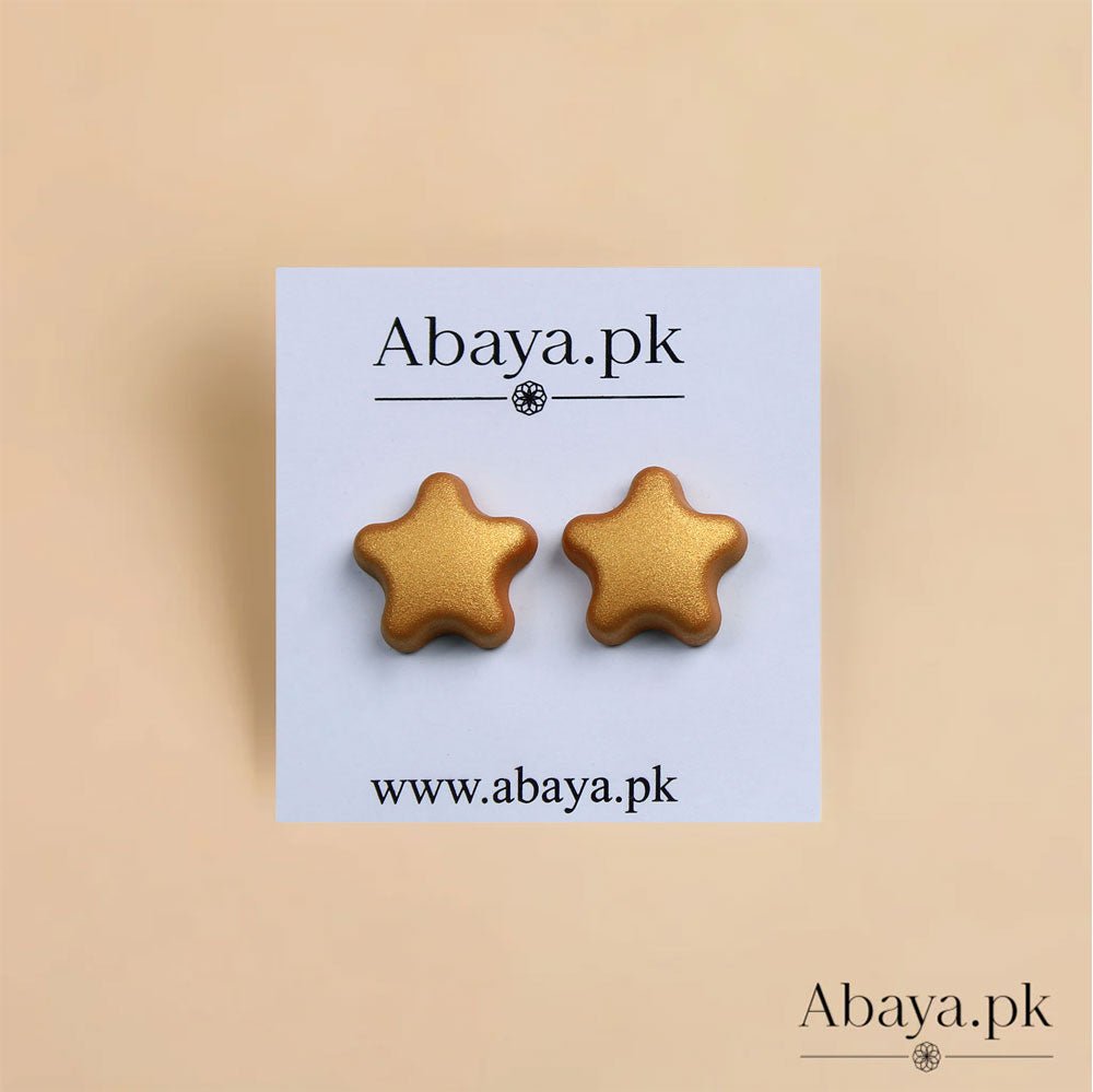MATTE Star - GOLDEN MAGNET PINS