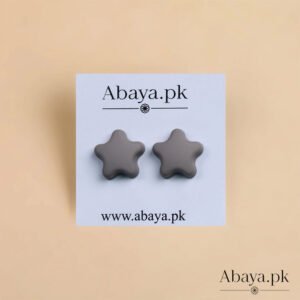 MATTE Star - GREY MAGNET PINS