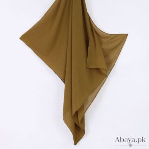 Gleam Chiffon Hijab - Mehandi