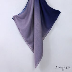 Ombre Lawn Hijab - (Blue and Lilac)