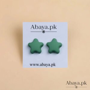 MATTE Star - GREEN MAGNET PINS
