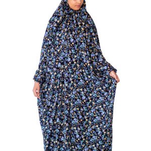 Printed Namaz Chadar - Black
