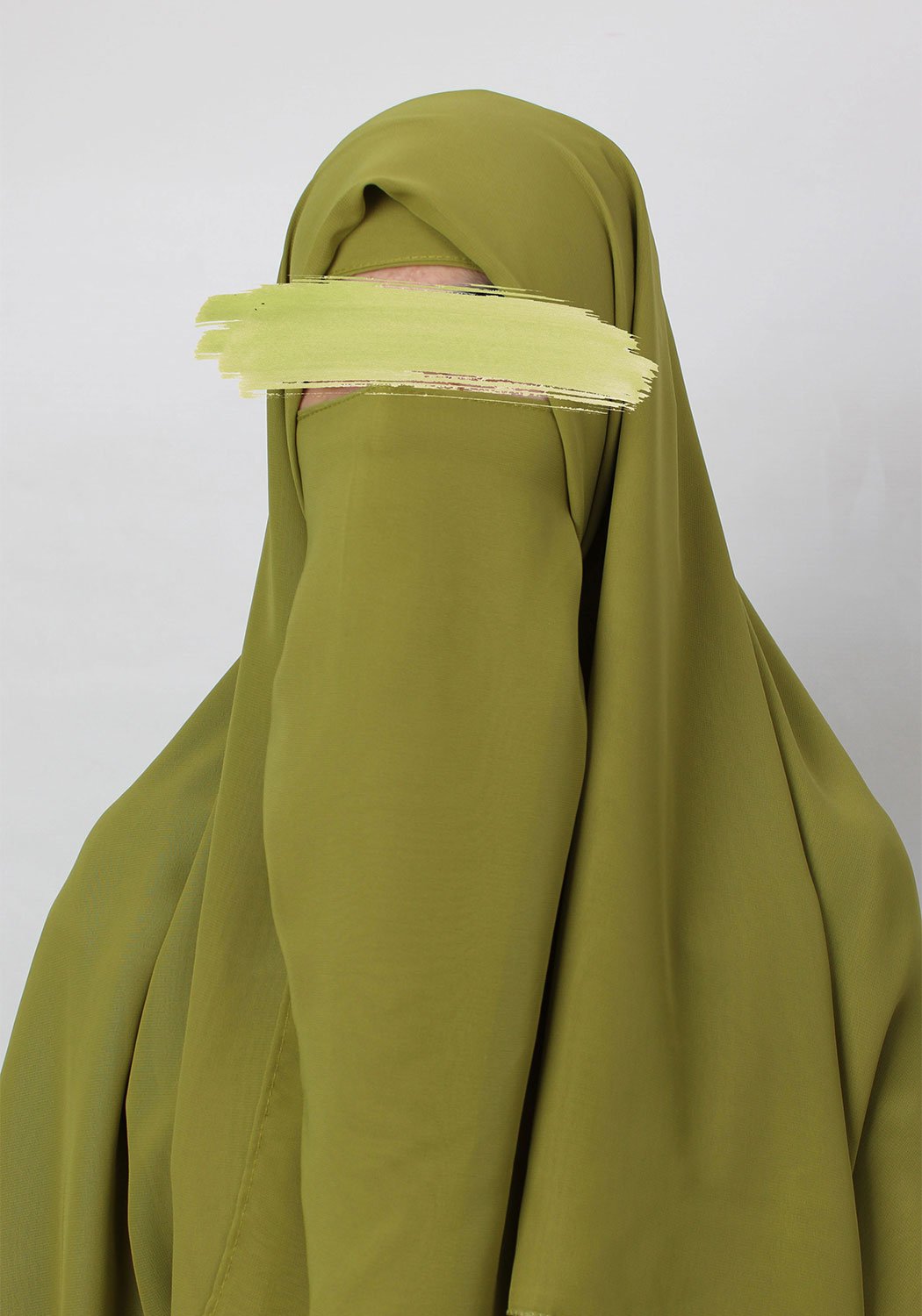 Chiffon 3piece Scraf - Green