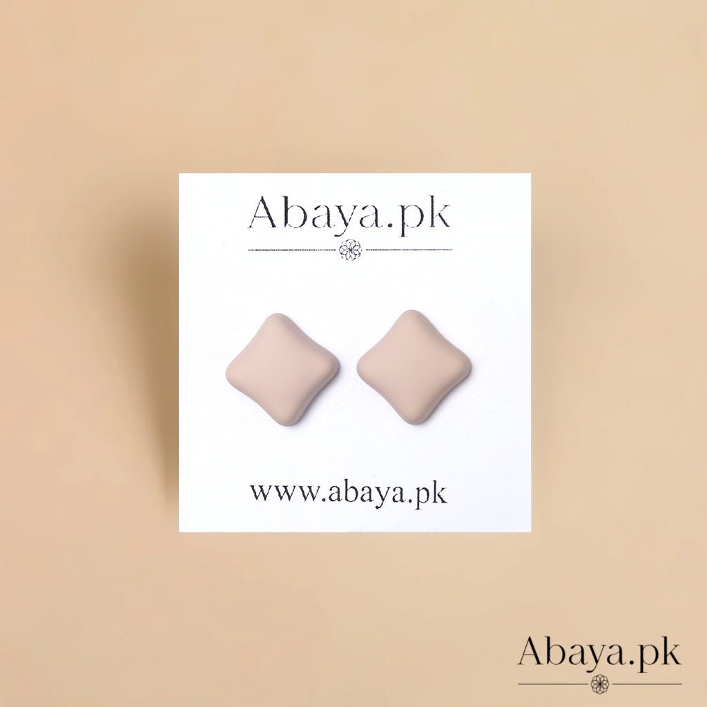 Matte Squre - Sandy Beige Magnet Pins