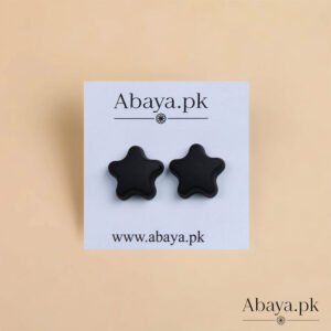 MATTE Star - BLACK MAGNET PINS