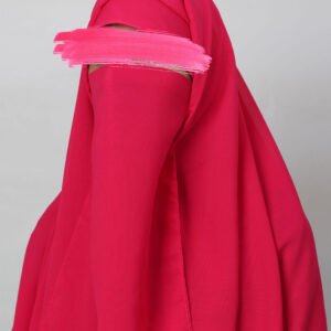 Chiffon 3piece Scraf - Magenta