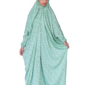 Printed Namaz Chadar - Mint Green