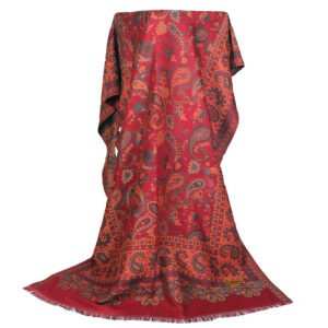 Embroidery-Cashmere-Maroon
