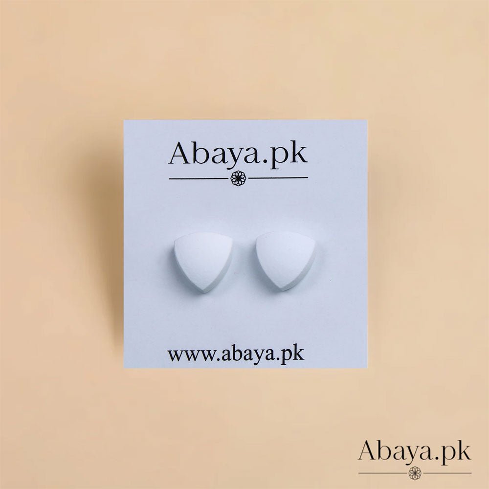 MATTE TRIANGLE - WHITE MAGNET PINS