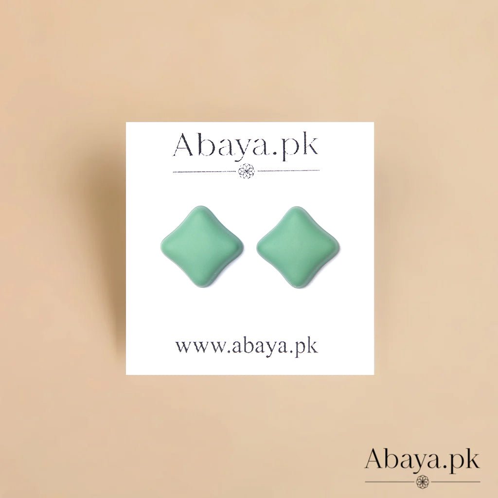 Matte Squre - Sea Green Magnet Pins