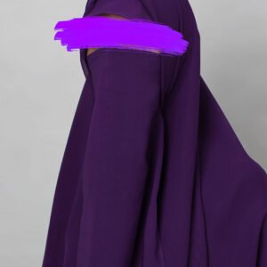 Chiffon 3piece Scraf - purple