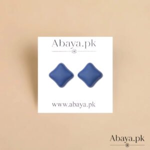 Matte Squre - Ink Blue Magnet Pins