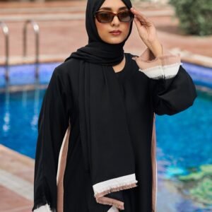 Black Refill Abaya | Velora