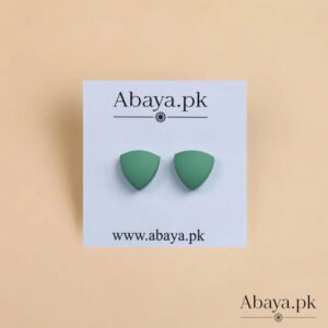 MATTE TRIANGLE - GREEN MAGNET PINS