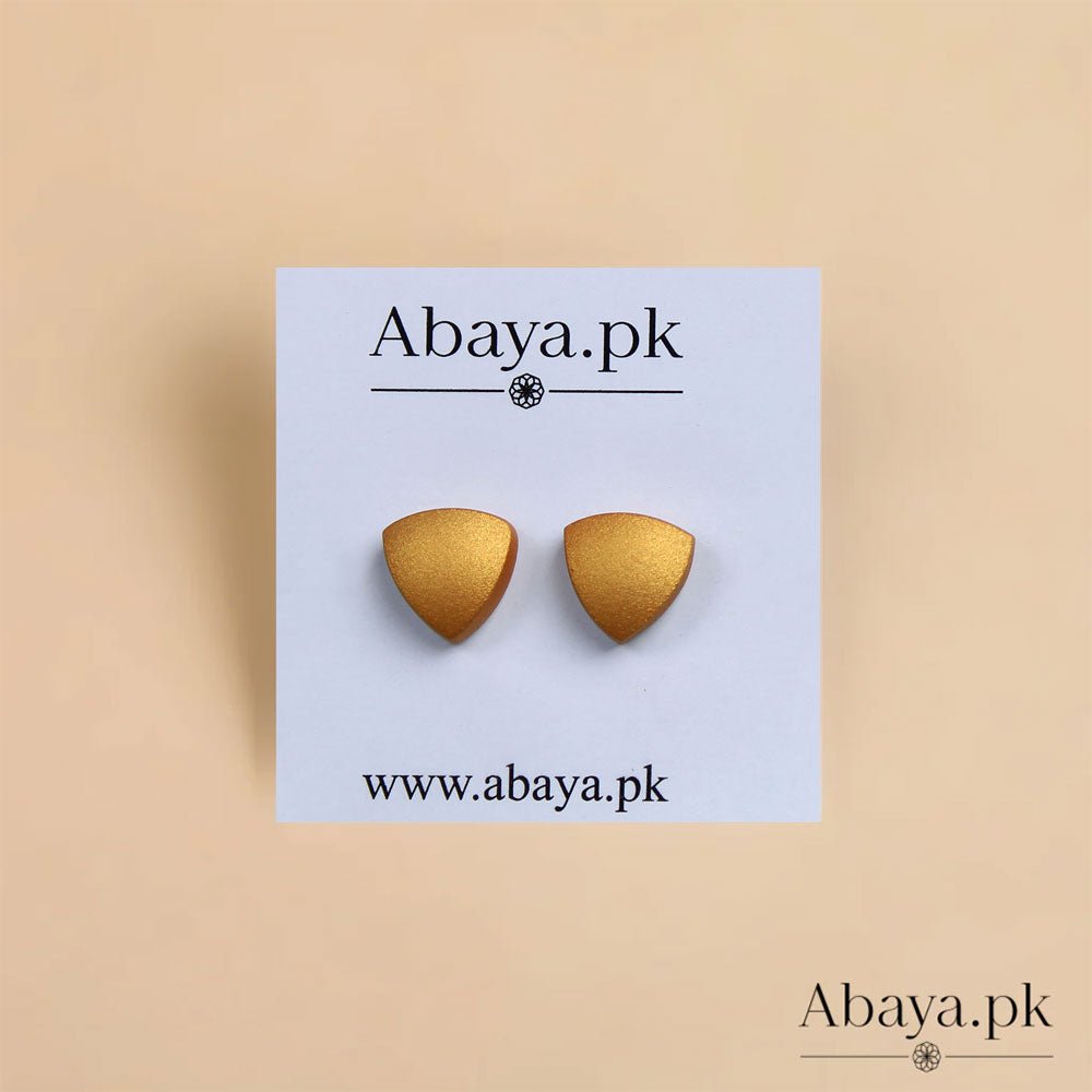 MATTE TRIANGLE - GOLDEN MAGNET PINS
