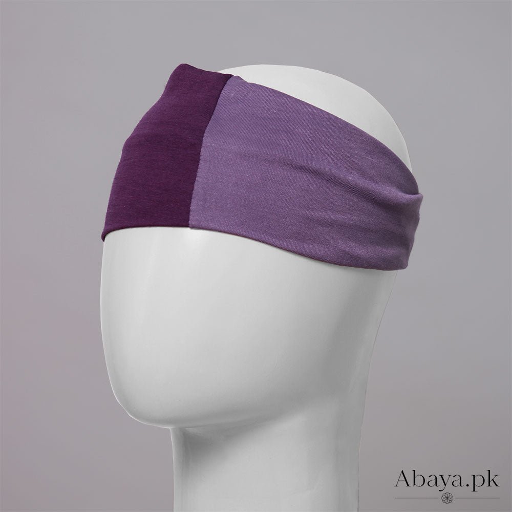 Dark Purple and Lilac Tube Cap