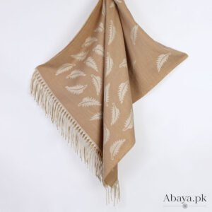 Leaf Cashmere Hijab - Fawn