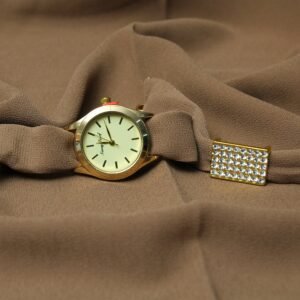 Chiffon Watch Braclet Hijab-Brown