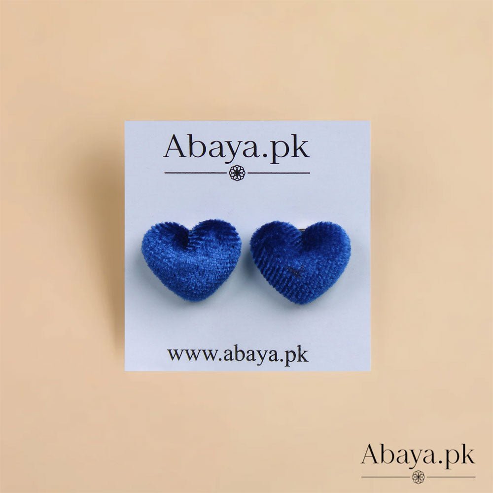 VELVET HEART - BLUE MAGNET PINS