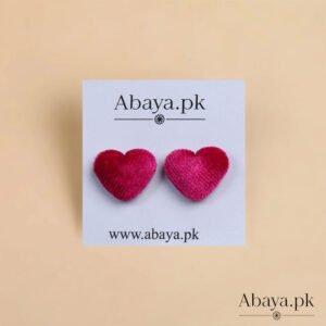 VELVET HEART - PINK MAGNET PINS