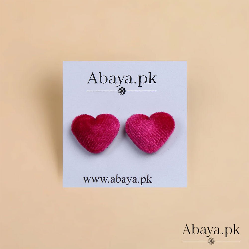 VELVET HEART - PINK MAGNET PINS