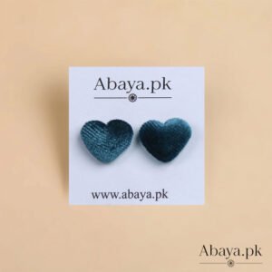 VELVET HEART - TEAL MAGNET PINS