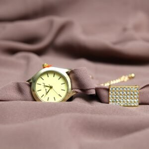 Chiffon Watch Braclet Hijab-Beige