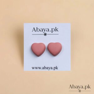 MATTE HEART - PINK MAGNET PINS