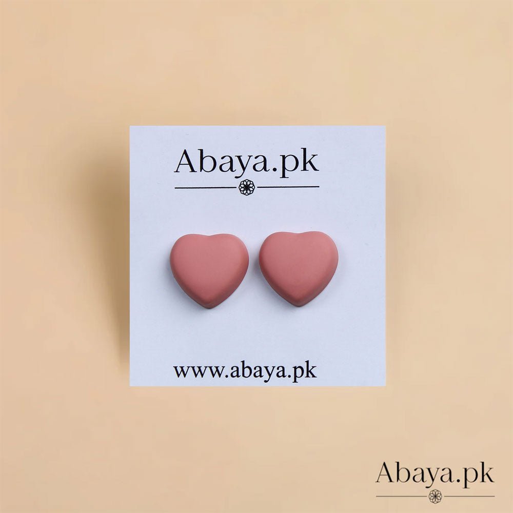 MATTE HEART - PINK MAGNET PINS