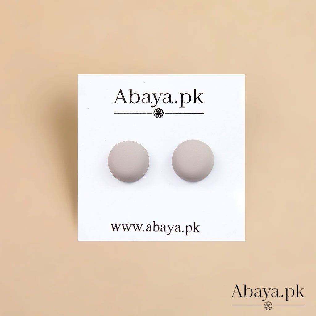 MATTE CIRCLET - Light Ash Grey MAGNET PINS