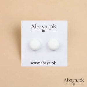 MATTE CIRCLET - White MAGNET PINS