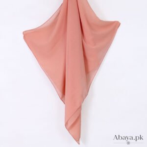Gleam Chiffon Hijab - Peach
