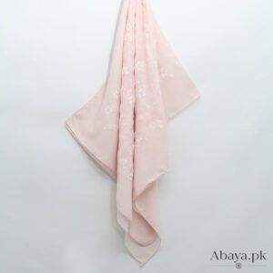 Embossed Pastel Pink Hijab