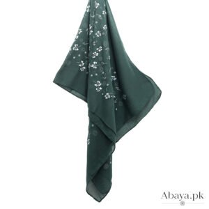 Embossed Emerald Hijab
