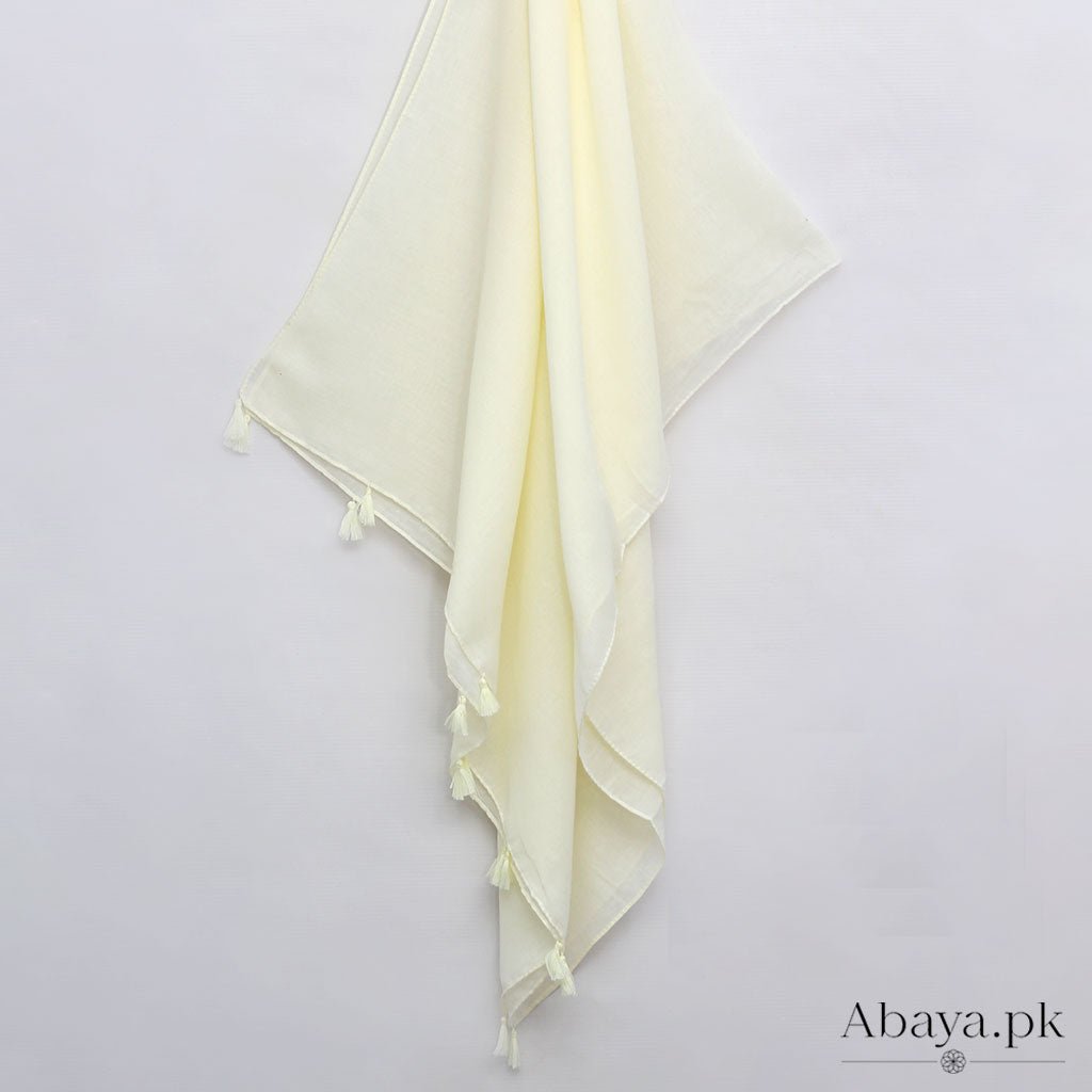 Cashmere Lawn Hijab - Butter milk