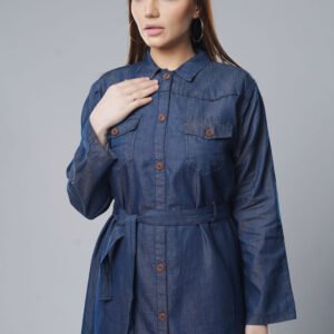 Denim Hale Abaya