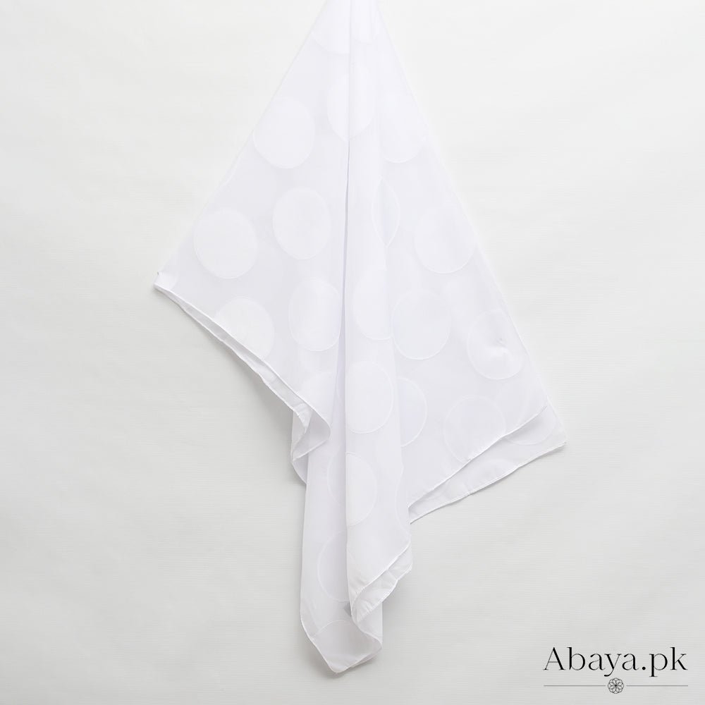 Foil Chiffon White