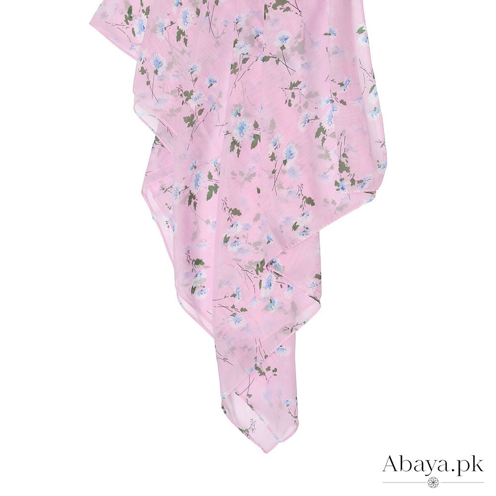 Georgette Tea Pink Orchid Hijab
