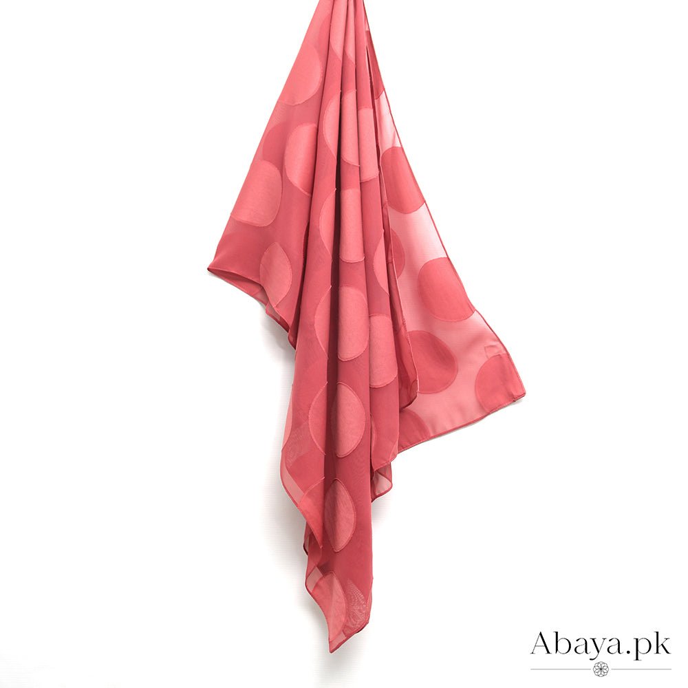 Foil Chiffon Tea Pink