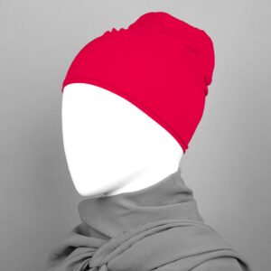 Hot Pink Tube Hijab Cap