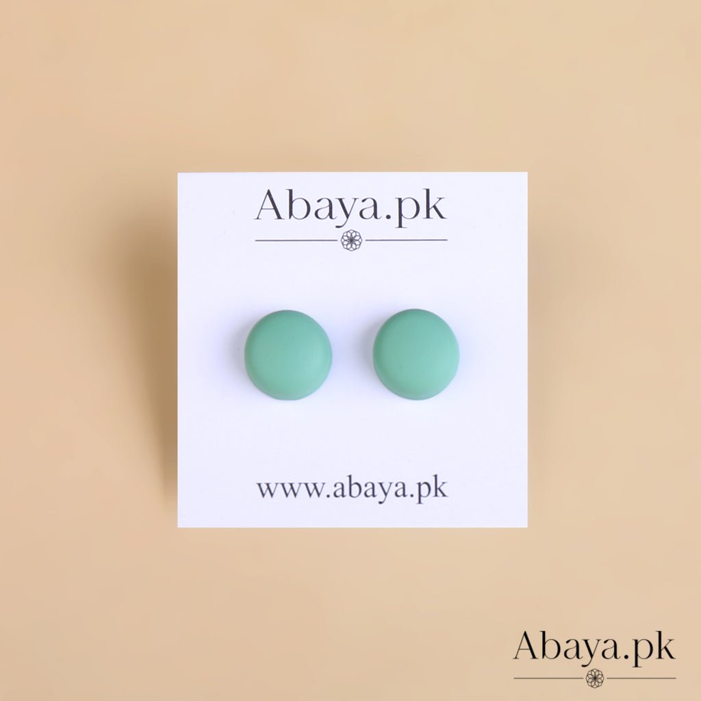 Matte Circlet- Leaf Green Magnet Pins
