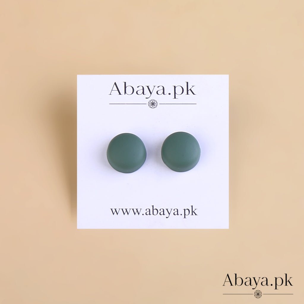 Matte Circlet- Teal Green Magnet Pins