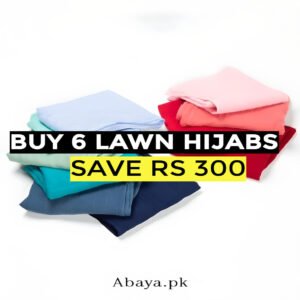 LAWN HIJAB BUNDLE (BUY ANY 6 & GET 300 OFF)