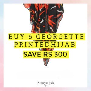 Plain Georgette Hijab Bundle (Choose any 6 Hijabs & Get 300 OFF)