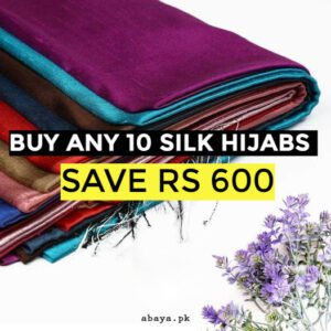 Valentia Silk Hijab Bundle (Choose any 10 Hijabs And Get 600 OFF)
