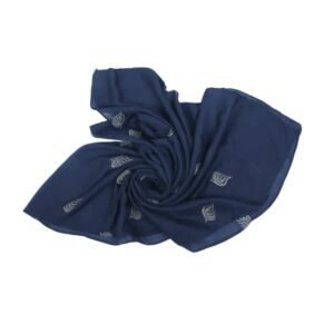 Lawn Embroadry-Navy Blue